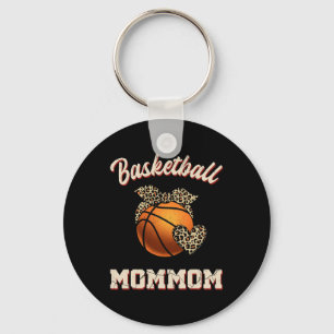 Basketball Mommom Bandana Leopard Heart Fläkt Moth Nyckelring