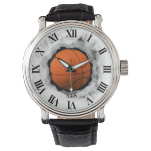 Basketball Monogrammed Armbandsur