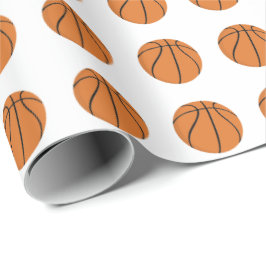 Basketball Mönster | Bakgrund Färg Presentpapper