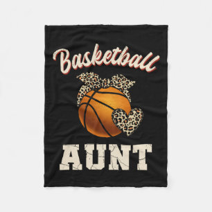 Basketball Moster Leopard Basketball Player Mor Fleecefilt