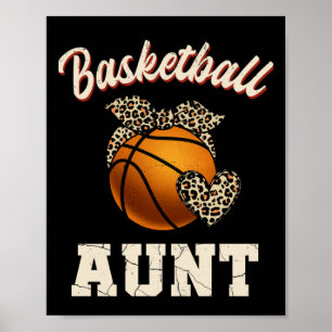 Basketball Moster Leopard Basketball Player Mor Poster