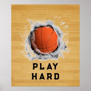 Basketball Motiverande Poster