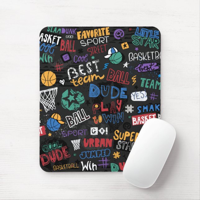 Basketball Mousepad Musmatta (Med mus)