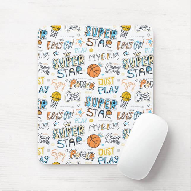 Basketball Mousepad Musmatta (Med mus)
