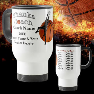 Basketball Mugg Coach Namn, Players NAMN, NUMBERS