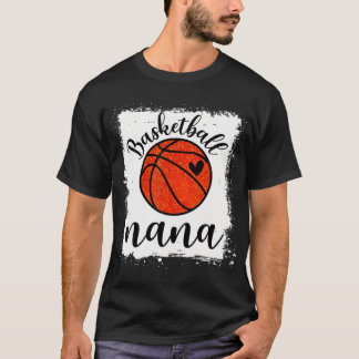 Basketball Nana Basketball Älskare Grandma Basketb T Shirt