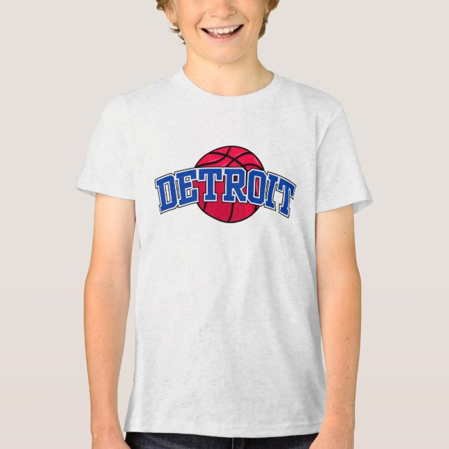 Basketball NBA Detroit Pistons T Shirt (Framsida)