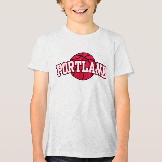 Basketball NBA Portland Trail Blazers T Shirt (Framsida)