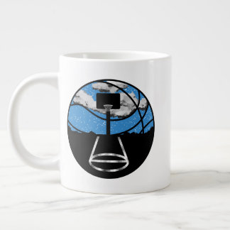 Basketball Night Sky Mug Jumbo Mugg