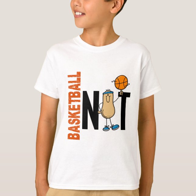 Basketball Nöt 1 Tee Shirt (Framsida)