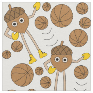 Basketball Nöt Mönster Tyg