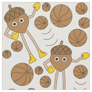 Basketball Nöt Mönster Tyg