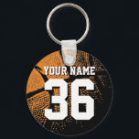 Basketball-nyckelkedja med ditt eget jersey-nummer nyckelring<br><div class="desc">Personlig orange--nyckelkedja för basketboll med namn. Sporten är under 5$ för manar / killar, kvinnor / dam och barn. Anpassningsbar med roliga citat, slogan, monogram, namn eller high school team namn. Coola idrottsgåva till basketspelare, kamrater och fläkt. Födelsedagsfest av akut anpassningsbar för äldre studenter, tonåringar eller ungdomskassor med små ligor...</div>
