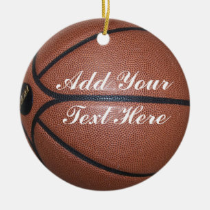 BASKETBALL-ORNAMENT JULGRANSPRYDNAD KERAMIK