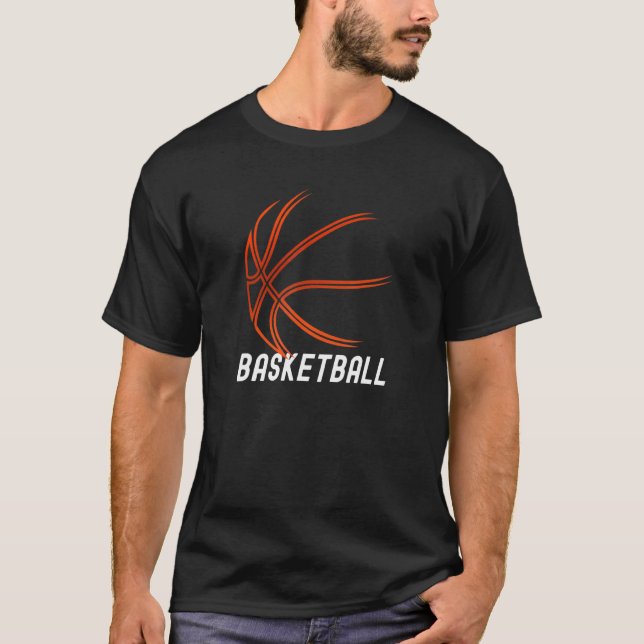 Basketball Outdoor Bball Indoor Basketball Artwork T Shirt (Framsida)