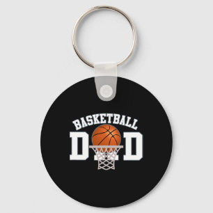 Basketball Pappa 4 Nyckelring