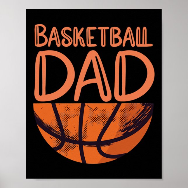 Basketball Pappa - Basketball Player Poster (Framsidan)