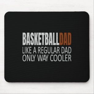 Basketball Pappa Basketballdad som en vanlig Pappa Musmatta