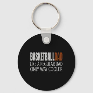 Basketball Pappa Basketballdad som en vanlig Pappa Nyckelring