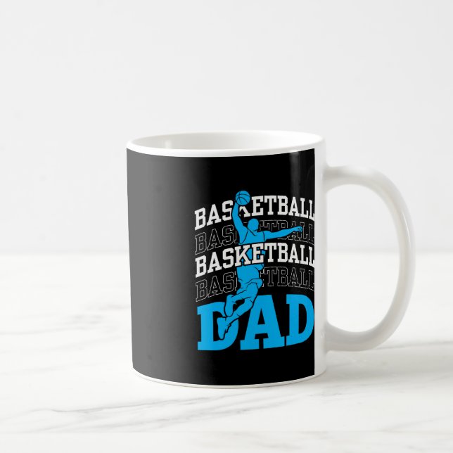 Basketball Pappa Coach Team Match Player Far Dadd Kaffemugg (Höger)