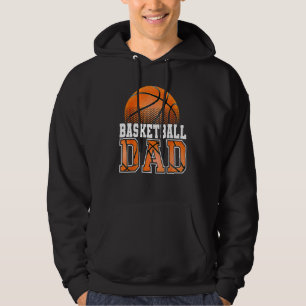 Basketball Pappa Fars dag 2023 Pappa Liv Mäns Gra Hoodie