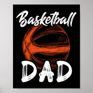 Basketball Pappa För manar Family Matching Basketb Poster