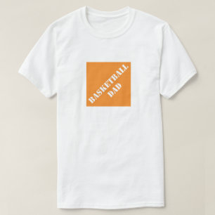 Basketball Pappa Funny Pappa Humous Fars dag T Shirt