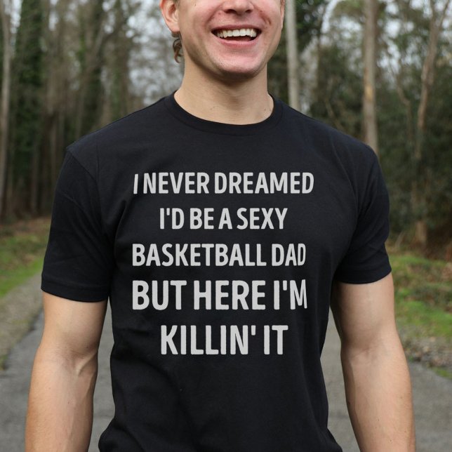 Basketball Pappa Funny Pappa Joke T Shirt (Skapare uppladdad)