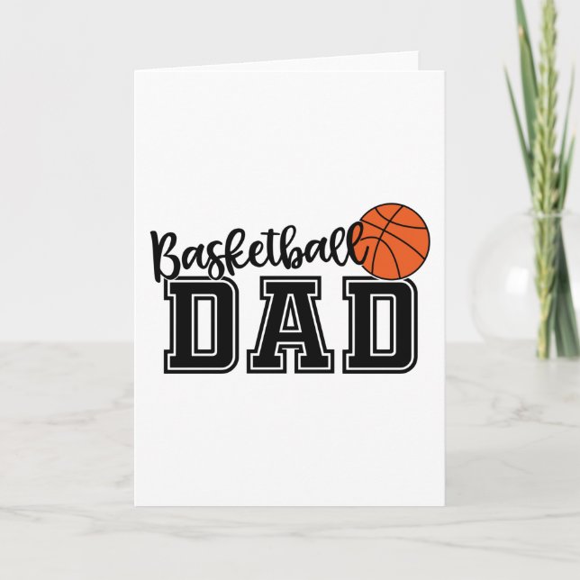 Basketball Pappa Kort (Framsida)