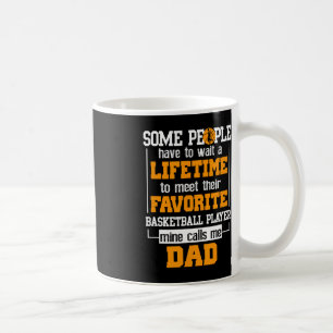 Basketball Pappa Life Favorite Player Pappor Kaffemugg