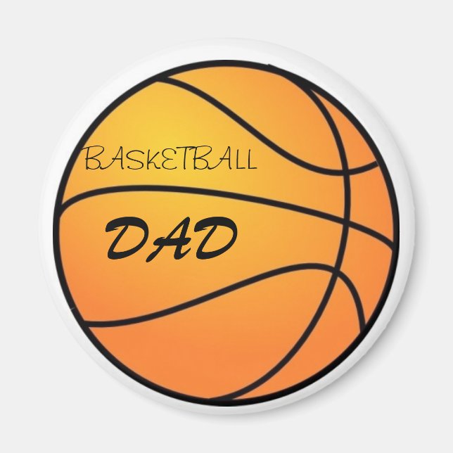 Basketball Pappa Magnet (Framsidan)
