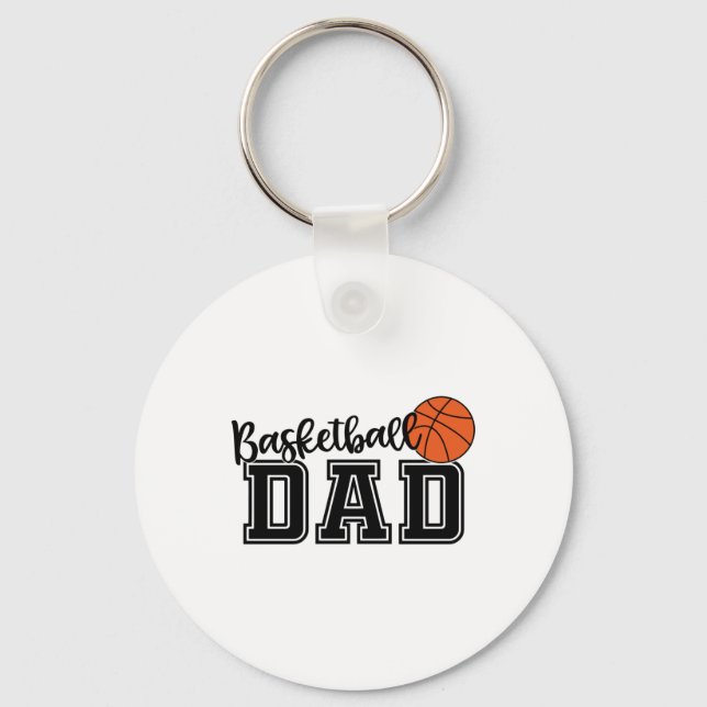Basketball Pappa Nyckelring (Framsida)
