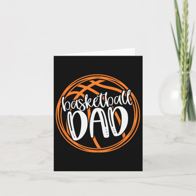 Basketball Pappa Shirt Kort (Framsida)