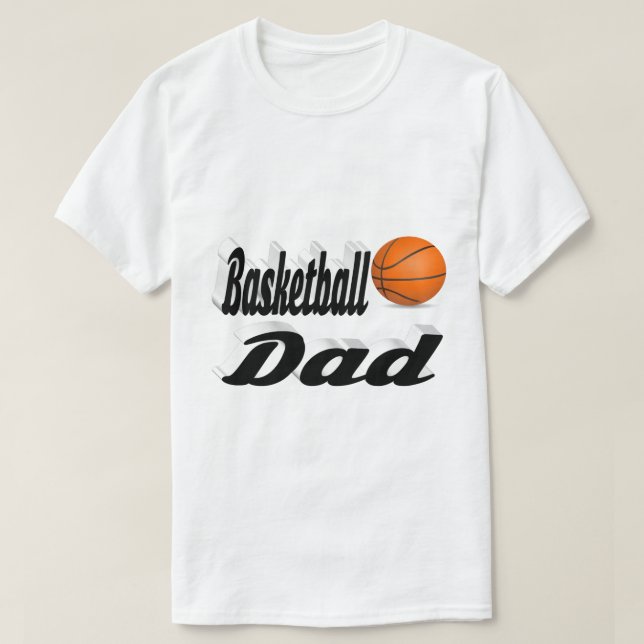 Basketball Pappa T-Shirt (Design framsida)