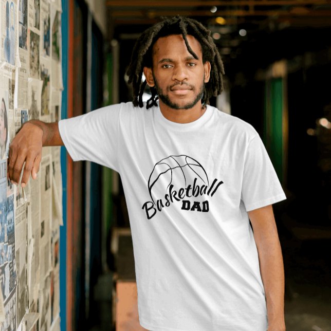 Basketball Pappa T Shirt (Skapare uppladdad)