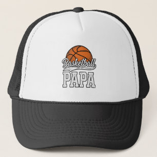 Basketball Pappa Vintage Gravyr T-Shirt Design_1 Keps