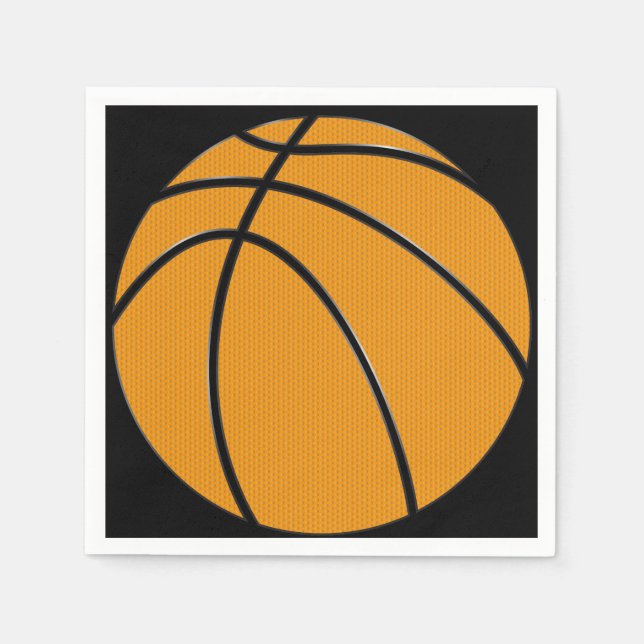 Basketball Papper Cocktail Napkins Pappersservett (Framsidan)