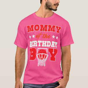 Basketball Party Mamma av födelsedagspojken Baller T Shirt