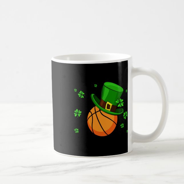 Basketball Patrick's Day Hat Kaffemugg (Höger)