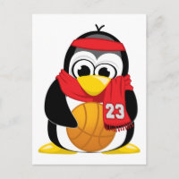 Basketball Penguin Scarf