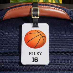 Basketball Personlig Anpassningsbar Team Bag Märkr Bagagebricka