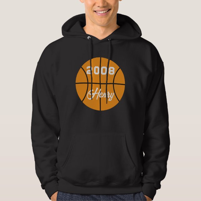 Basketball-personlig Hoodie (Framsida)