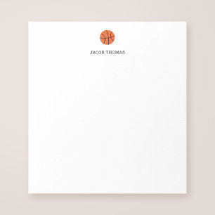 Basketball Personlig Kids Anteckningsblock