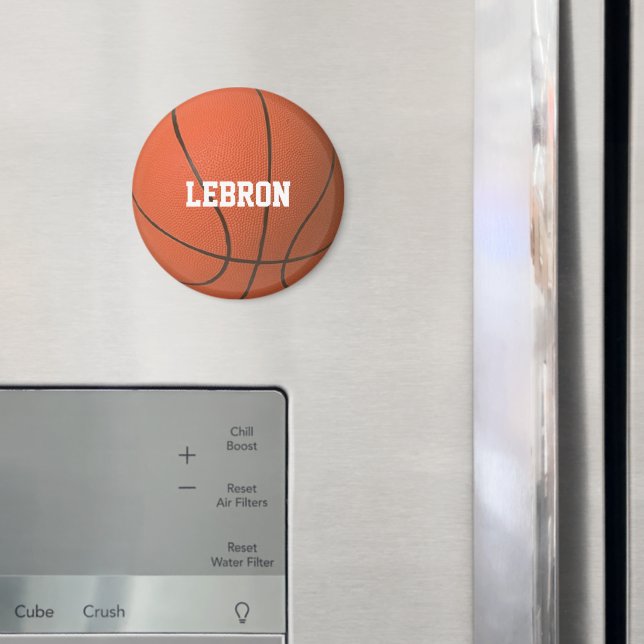 Basketball Personlig Magnet (In Situ (Fridge))