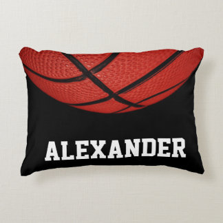 Basketball Personlig med namn och nummer Prydnadskudde