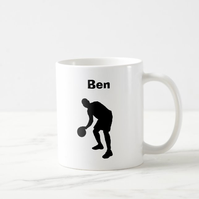 "Basketball" Personlig mugg (Höger)