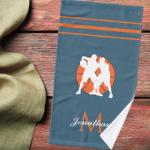 Basketball Personlig Namn Monogram Rand Boll