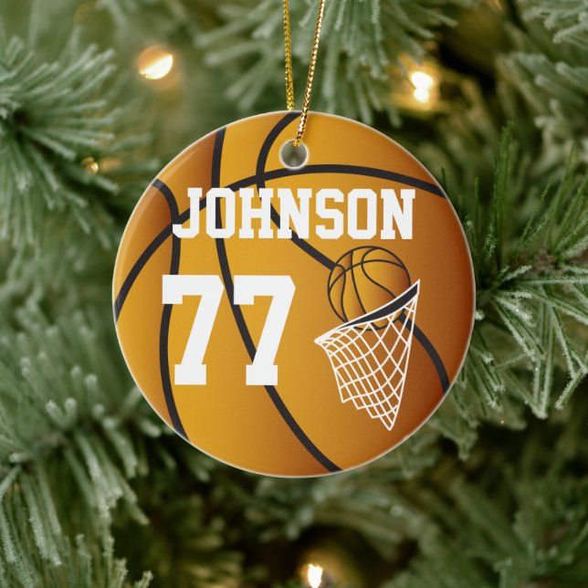 Basketball Personlig Ornament (Träd)
