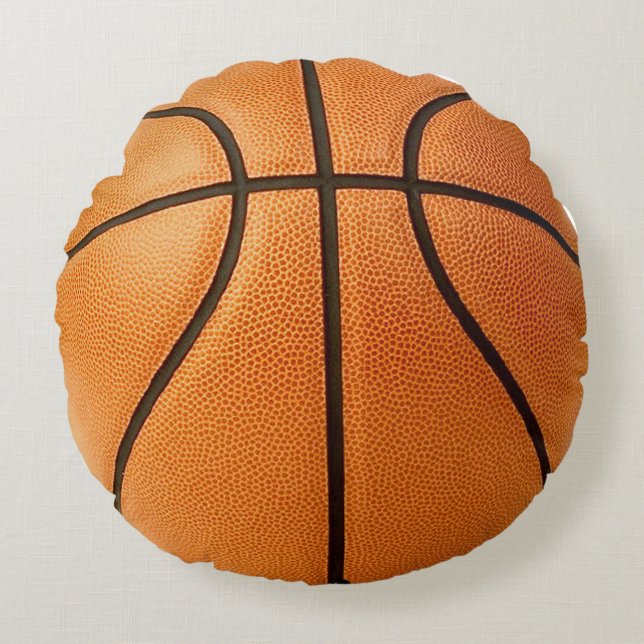 BASKETBALL PILLOW RUND KUDDE (Framsidan)