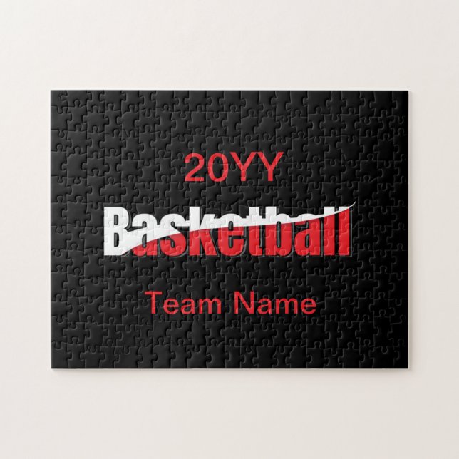 Basketball Player Abstrakt Swant - Ord Art Pussel (Horisontell)
